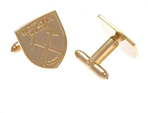 West Ham United F.C. Manschettenknöpfe vergoldet Official Merchandise