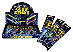 Glow stick 15cm pack of 1 (colour may vary)