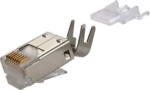 Telegärtner RJ45-Stecker Cat.6 J00026A0165X geschirmt 8-Pol. Modularer Steckverbinder 4018359428655