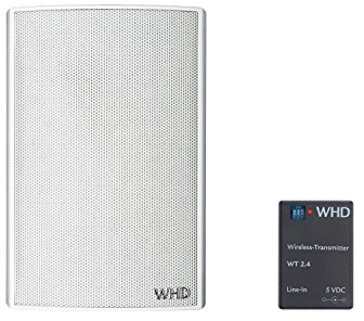 WHD Mini 4 Wireless - Hochwertiger Hi-Fi Lautsprecher weiß/schwarz weiß