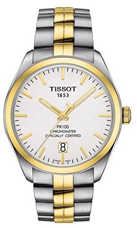 Tissot Herrenuhr Analog Automatik mit Edelstahlarmband T101.408.22.031.00