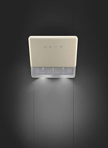 Smeg KFAB75CR Cooker Hood 50's Style Retro Angled 75cm Cream