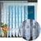 Gardine Jacquard Universalband Spitzenoptik Vorhang Blumenmuster weiß, Auswahl: 500 x 175 cm, Design: Thekla