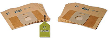 10 Staubsaugerbeutel kompatibel mit CLATRONIC BS 1400 IE, 10 Staubbeutel + 2 Mikro-Filter + 2 Motor-Filter, kompatibel mit Staubsaugerbeutel Swirl Z108/Z109