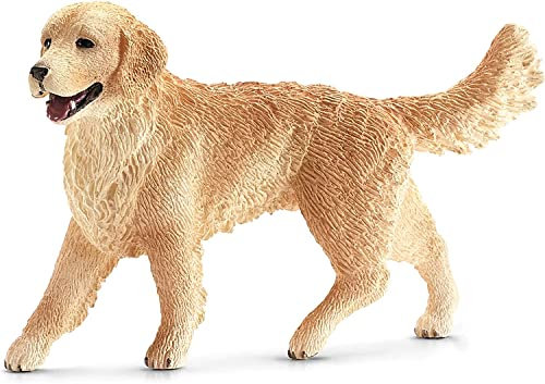 schleich 16395 Golden Retriever Hündin, für Kinder ab 3+ Jahren, FARM WORLD - Spielfigur, Braun