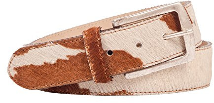 Wige Fashion GbR Trachten Damen Gürtel - KUH - braun,schwarz, Größe 75