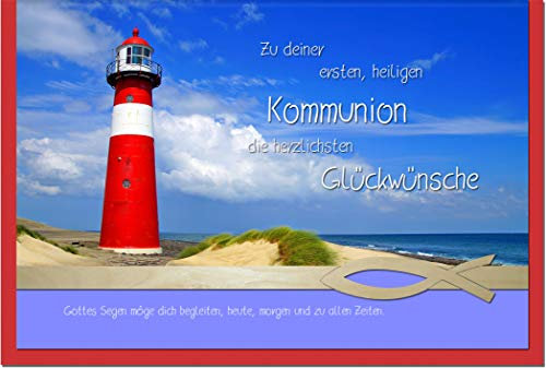 metALUm Karte zur Kommunion LEUCHTTURM | 1211009S