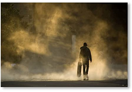 Postereck - 0175 - Skater, Nebel Sport Extrem Funsport Skateboard - Wandposter Fotoposter Bilder Wandbild Wandbilder - Poster - 4:3-81,0 cm x 61,0 cm