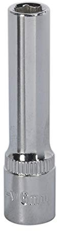Sealey Sp1406D Walldrive Socket 6Mm Deep 1/4Sq Drive Fully Polished