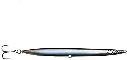 Savage Gear Sandeel Pencil 12,5cm 19g - Meerforellenköder, Farbe:Black Silver