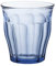 Duralex 1026BB06C0111 Picardie Marine Trinkglas, Wasserglas, Saftglas, 220ml, Glas, blau, 6 Stück