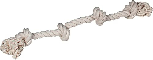 Flamingo HS Baumwolle Jack SPIELTAU 4 Knoten Weiss 60CM
