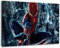 PrintArtGalery Spiderman Leinwandbild auf Holzrahmen gespannt Größe: 80x60 cm