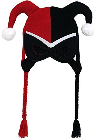 DC Comics Harley Quinn Adult Laplander Beanie Hat