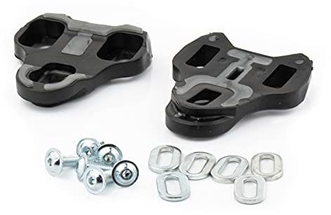 CALES POUR PÉDALES LOOK KEO - ANTIDÉRAPANT - NOIR 0° - La paire, Noir 0°