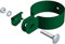 Alberts 563530 Fascetta finale, verde, per Ø palo 60 mm