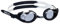 Beco BECO Unisex – Erwachsene Arica Profischwimmbrille, schwarz/weiß, One Size