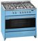 Meireles E 911 PB autónomo Gas Hob a bleu - Cocina (independiente, azul, botones, giratorio, frente, acero inoxidable, electrónico)