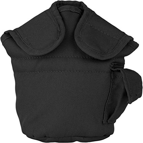 FELDFLASCHENTASCHE US-Style SCHWARZ