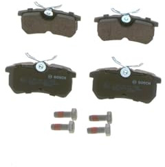 Bosch BP241 - Brake Pads Car Rear Axle - 1 Set of 4 Pads | Bosch Quality - Reduced Noise and Dust - ECE-R90 Certified - Copper-Free