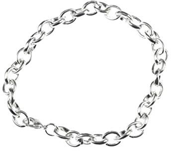 Miniblings Basisarmband Charm Armband oval Sammelarmband Bettelarmband - Modeschmuck handmade - Damen Mädchen Bettelarmband