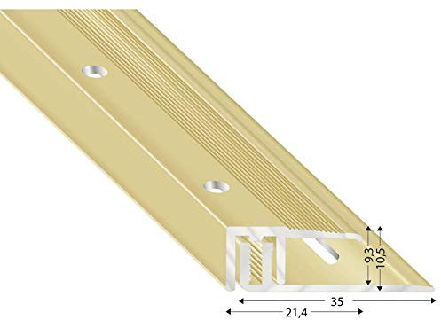 kügele Base cierre perfil 100 cm anodizado para suelos 7 – 15 mm, STS21 SD 100