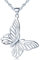 Unendlich U Fashion 925 Sterling Silber Damen Halskette Hohl Schmetterling Anhänger Kettenanhänger