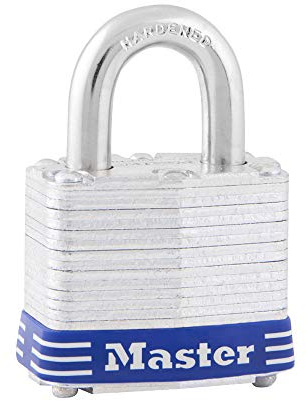 Master Lock 3D Outdoor Padlock with Key, 1 Pack