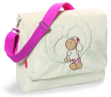 NICI 35736 - Schultertasche SchafJolly Sue Plüsch 35.5 x 28 x 9.5 cm