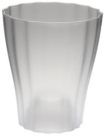ISABELLA Jarrón para orquídeas Terra, de Material plástico, Color Blanco, 15 cm