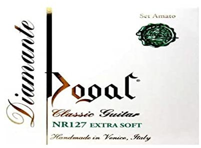 Dogal® »NR127 CLASSIC GUITAR SET DIAMANTE« Cuerdas para guitarra clásica - Nylon-Carbon-Kevlar Mix - Extra Soft Tension