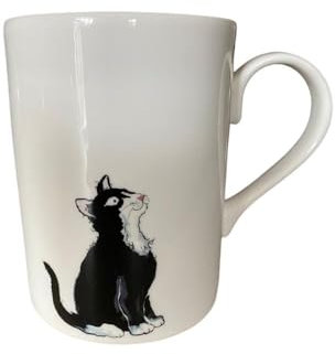 Roy Kirkham - Cats Mug - Black and White
