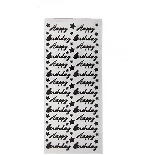 Anitas Glitterations Stickers, Happy Birthday, Black, For Scrapbooking, Card Making, Kids Play, Homework, Art, Craft, Embelish, Decorative, Paper, Card, Glass, Metal, Plastic, Foam