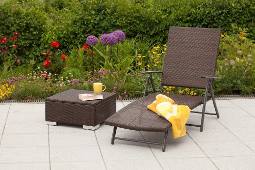 MERXX Deckchair-Set, aus FSC® Eukalyptusholz