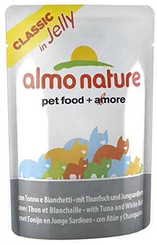 Almo Nature HFC Jelly Thunfisch Mit Jungsardellen Katzennassfutter 24er Pack (24 x 55 g)