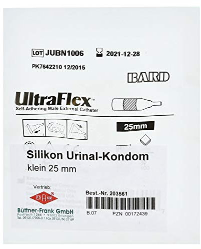 URINALKONDOM 25 mm klein Silikon selbsthaftend 1 St