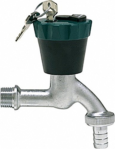 Wasser-safe mit Schlauchverschraubung mit Schlüsselpaar- matt-verchromt