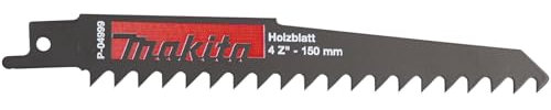 Makita P-04999 Recipro-Sägeblatt Holz, ideal für JR102DWE, 150 mm, VE: 5 Stück, 46x400 mm