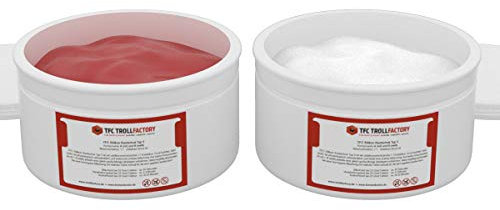 TFC silicone gomma tipo 5 per impastare silicone knetbar morbido Shore 40 1zu1, 2 kg