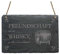 Schiefertafel Freundschaft ist wie Whisky - Schild Whiskeyfass 22 x 16 cm