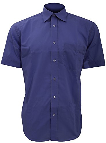 Kustom Kit Mens Business Shirt 17 Dark Navy KK742