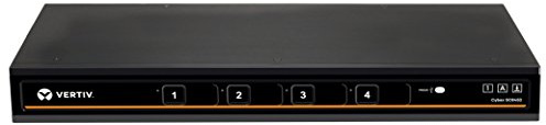 Vertiv Cybex Secure 4K UHD KVM 4-Port DisplayPort DPP EAL4+ NIAP TAA Compliant (SC845D-001)