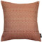 McAlister Textiles Colorado | Kissenbezug für Sofakissen in Terracotta Orange | 49 x 49 cm | Gewobenes geometrisches Jacquard Muster | Ethno-Design Deko Kissenhülle für Sofa, Couch