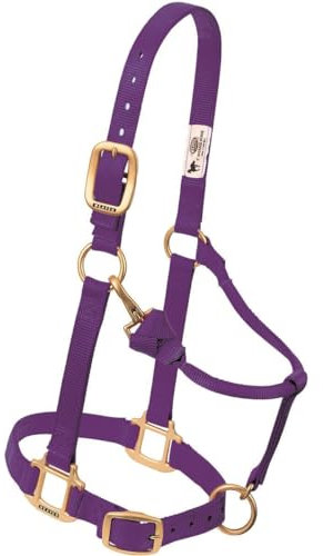 Weaver Leather Original Verstellbares Pferdehalfter, Nylon, Absetzer/Pony, Violett