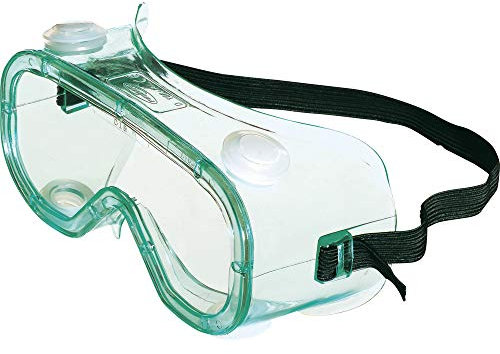 Honeywell 1005509 LG20 Indirect Ventilation Goggles With Clear FogBan Impact Resistant Polycarbonate Lens, Large Field of Vision, Lightweight Design, Adjustable Headband (1 Piece)