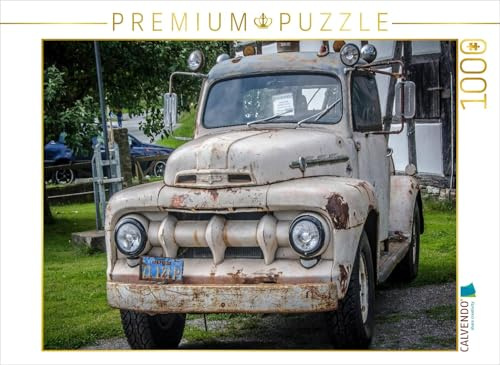 CALVENDO Puzzle EIN Motiv aus dem Kalender Ford Pick-UPS F 1 - F 100 1000 Teile Puzzle quer | Lege-Größe cm Foto-Puzzle für glückliche Stunden