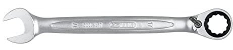 KS Tools 503.4607 - Llave combinada con carraca reversible Gear (entrecaras 7 mm)