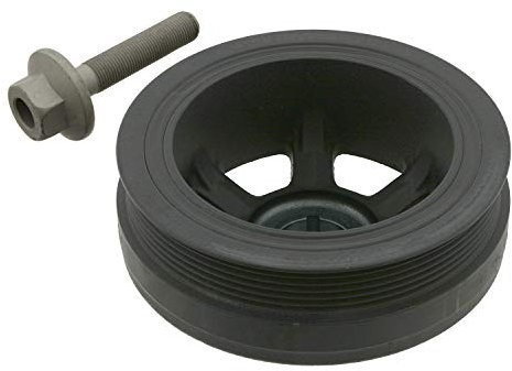 febi bilstein 33656 Riemenscheibe (entkoppelt) für Kurbelwelle, mit Schraube, 1 Stück