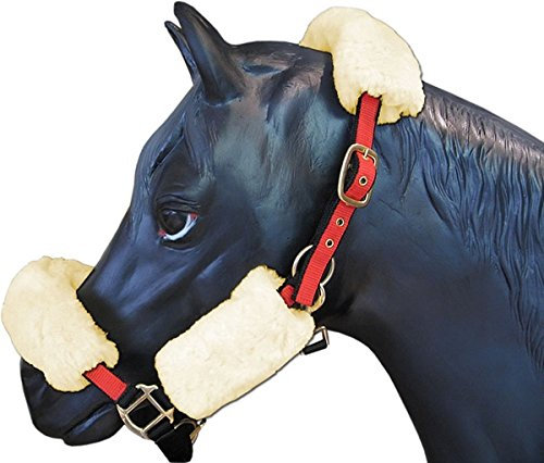 Engel Reitsport Lammfell Genickschoner Nackenschoner für Halfter GENI-CAM Camel (Geni)