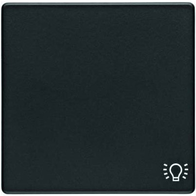 Hager – Taste Q.1/Q.3 Registrierung Licht anthrazit Velours